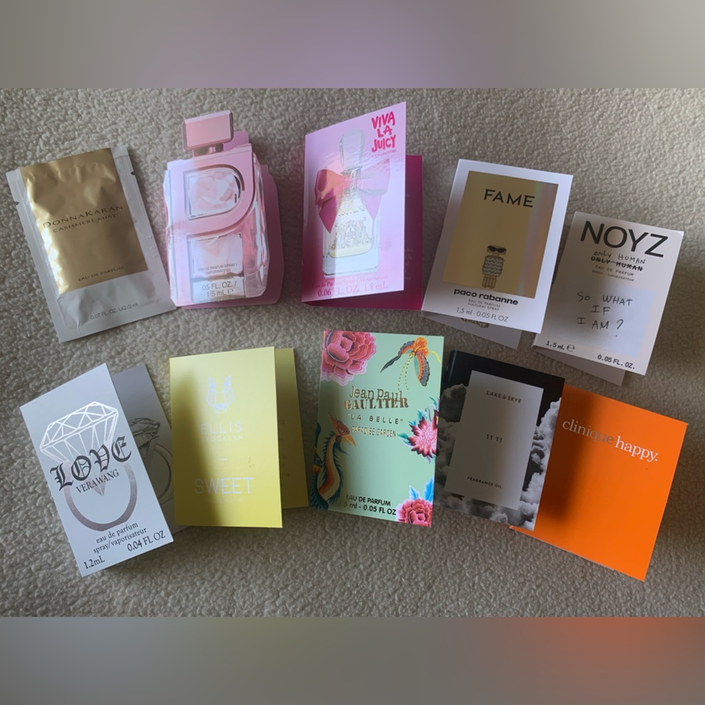 Donna Karan Vera Wang Ellis Brooklyn Sample Size Women's & Unisex Fragrance Lot